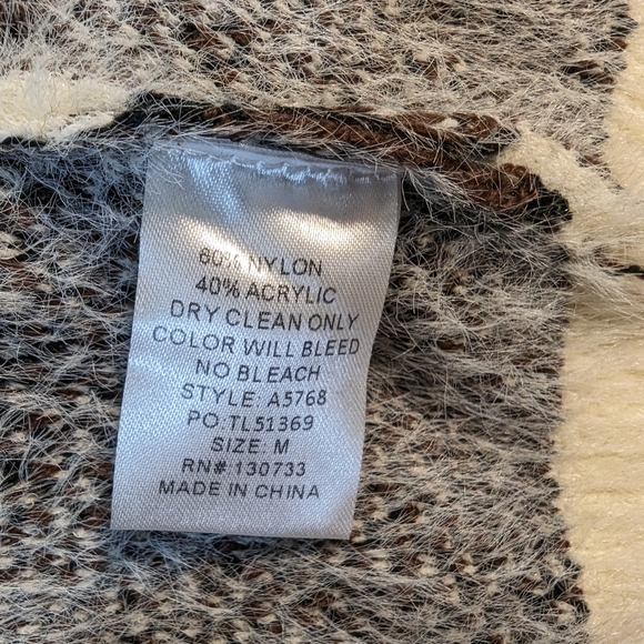 Umgee Animal Print Women's Cardigan Sweater Size Medium - Picture 4 of 6